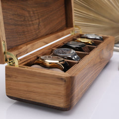 Wooden Watch Box (5 Slots)