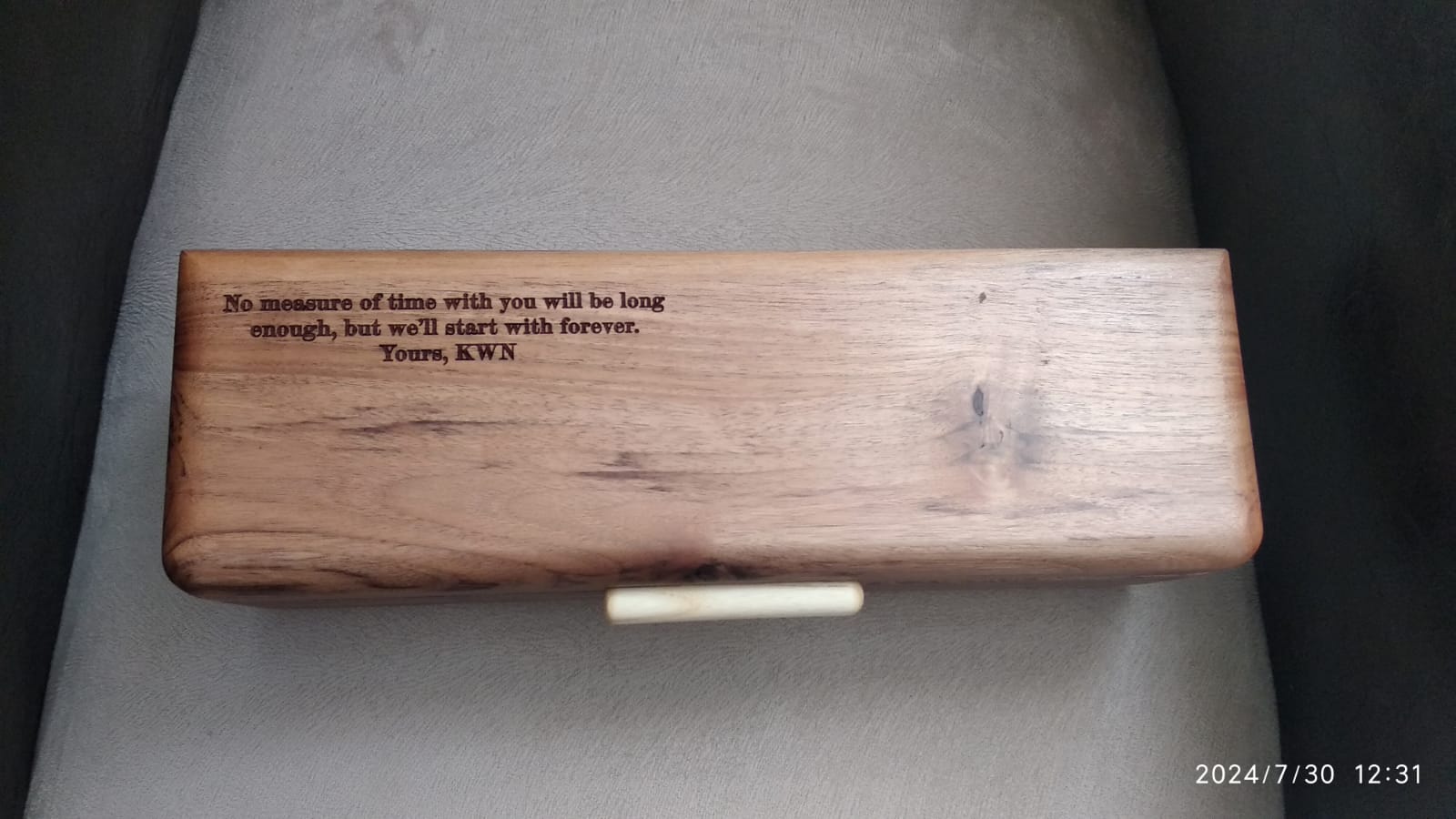 Personalized Wood Watch Box for Men (8,10 or 12 Slots)