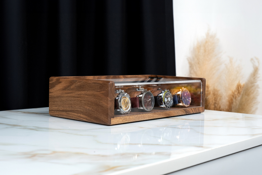 Walnut Watch Box (for 8 watches)