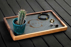 Wood Valet Tray for Men