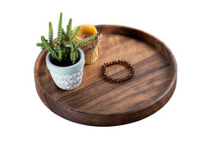 Walnut Ottoman Tray