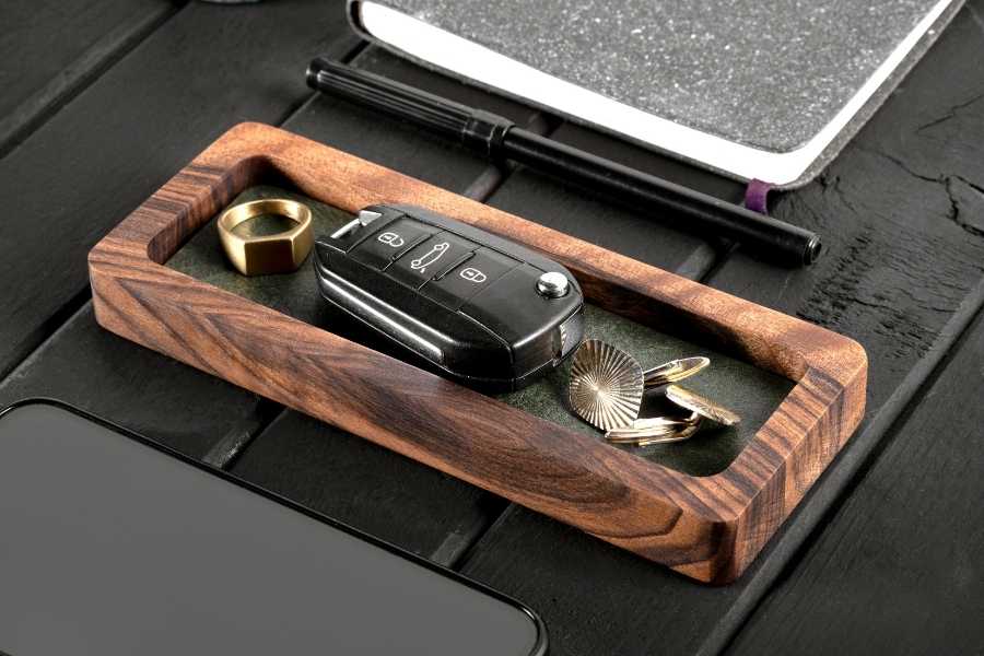 Wooden Pen Tray