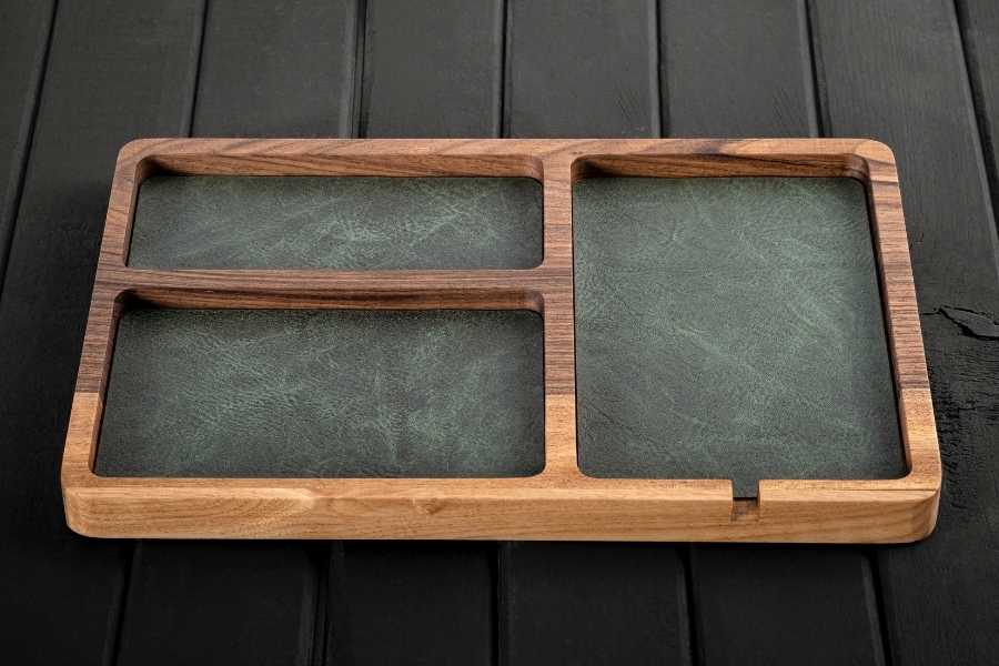 Wood Valet Tray for Men