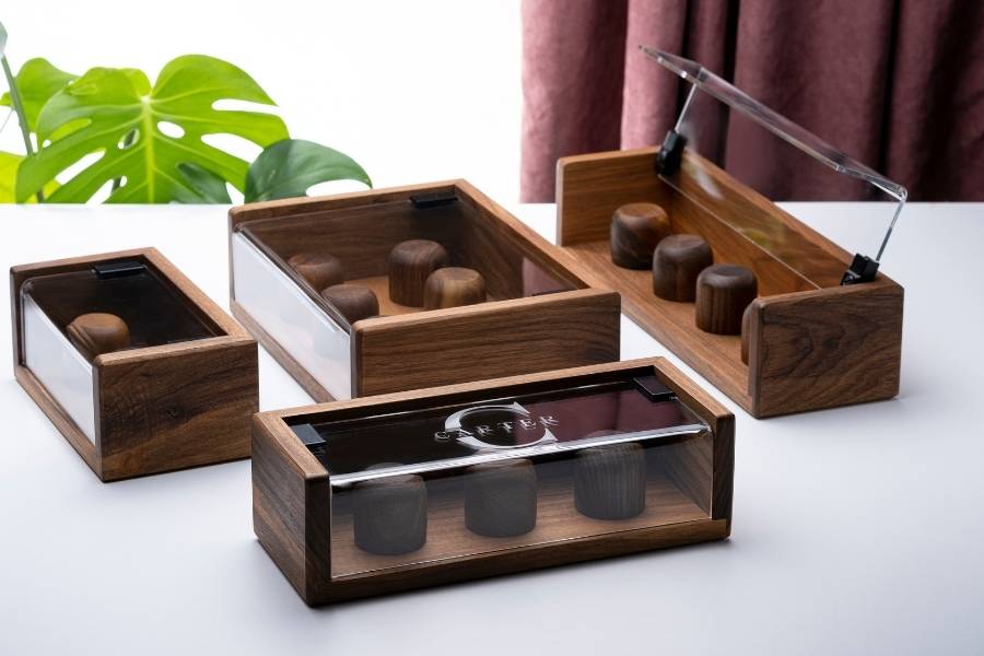 Wood Watch Holder Display