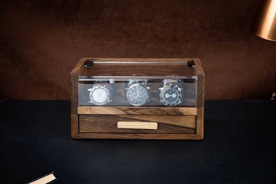 Watch Box with Drawer (6 or 8 Slots)