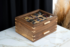 Personalized Watch Box with Drawer (30 Slots)