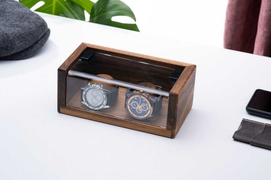 Wood Watch Holder Display