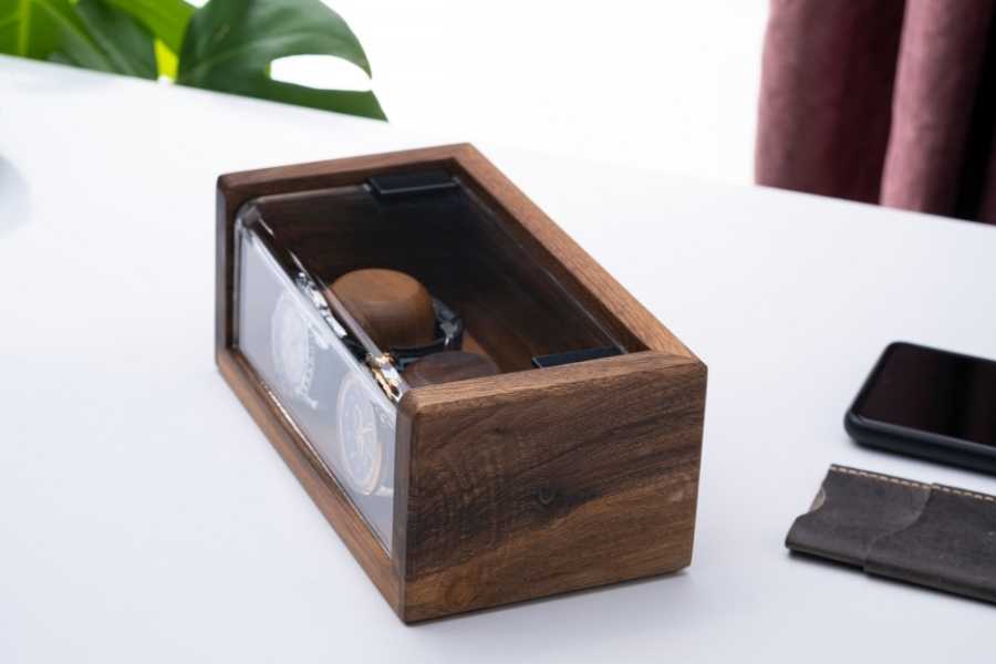 Wood Watch Holder Display