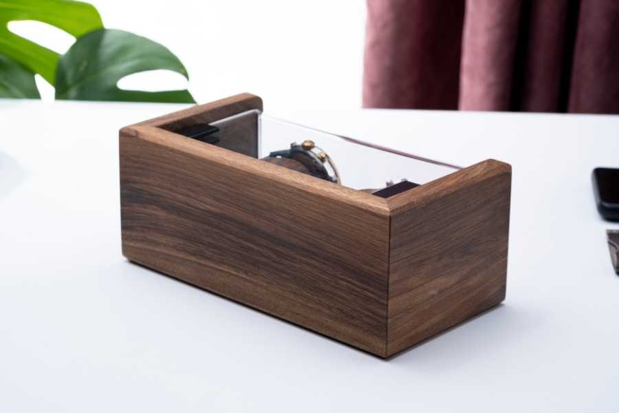 Wood Watch Holder Display