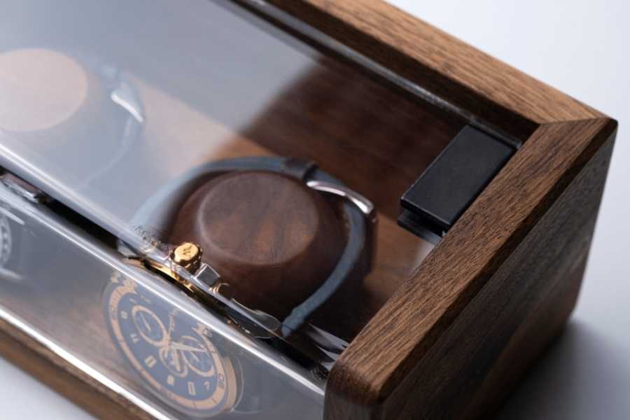 Wood Watch Holder Display