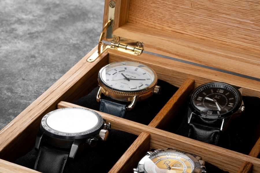 Chestnut Watch Box for Men - 8 Slots