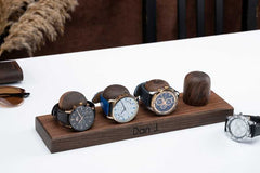 Walnut Watch Stand Display